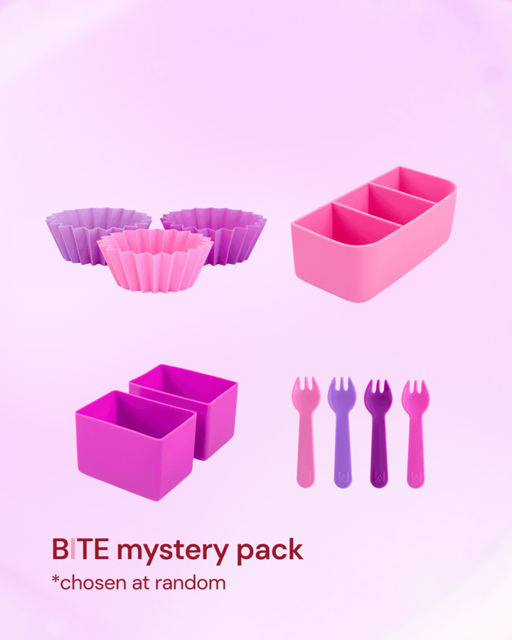 MontiiCo Bite Lunch Box Upgrade Set - Fuchsia
