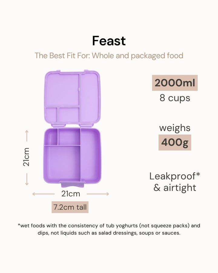 MontiiCo Feast Lunch Box - Midnight
