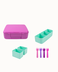 MontiiCo Feast Lunch Box Bundle - Fuchsia