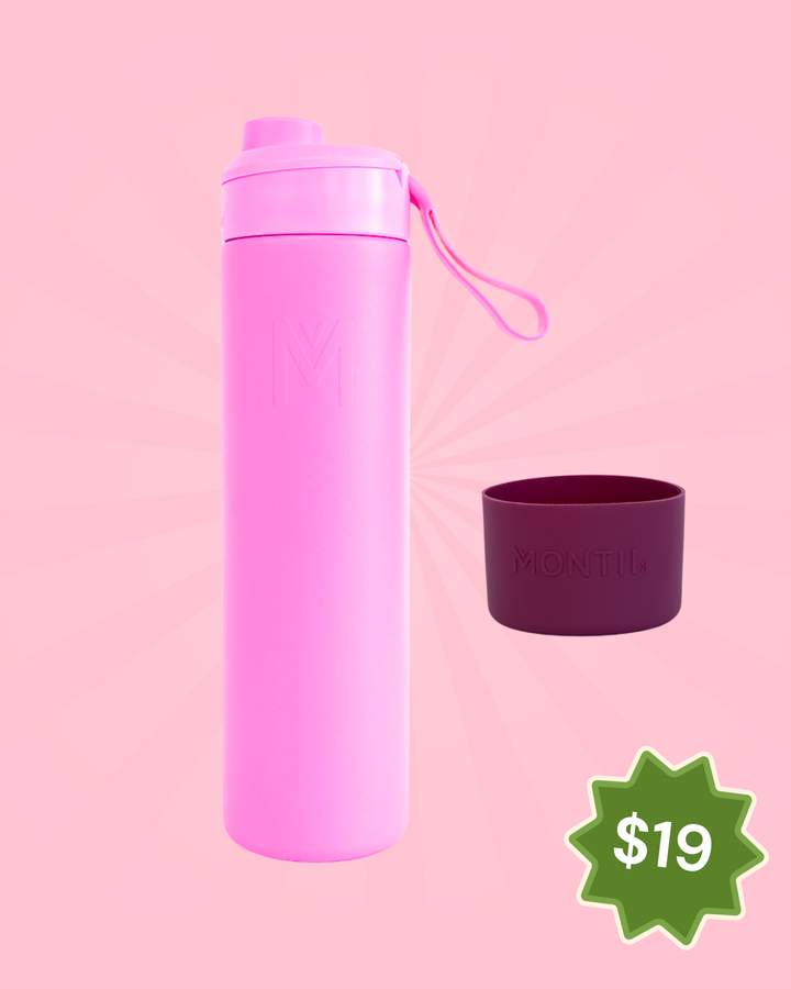 MontiiCo 700ml Floss Drink Bottle Screw Top - Clearance