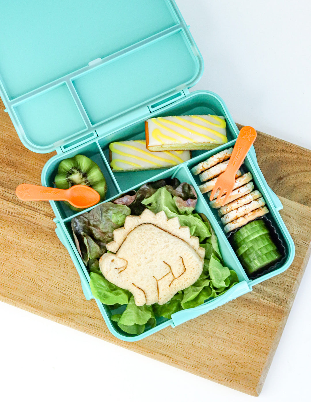 Lunch Punch Lunch Box Fork and Spoon Set - Brights