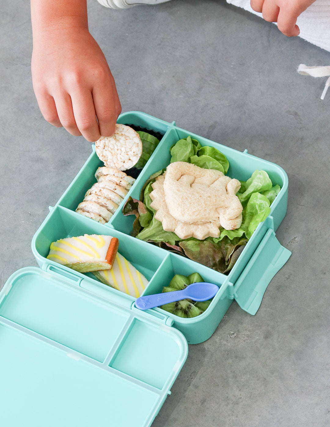 MontiiCo Bento Plus Lunch Box - Lagoon