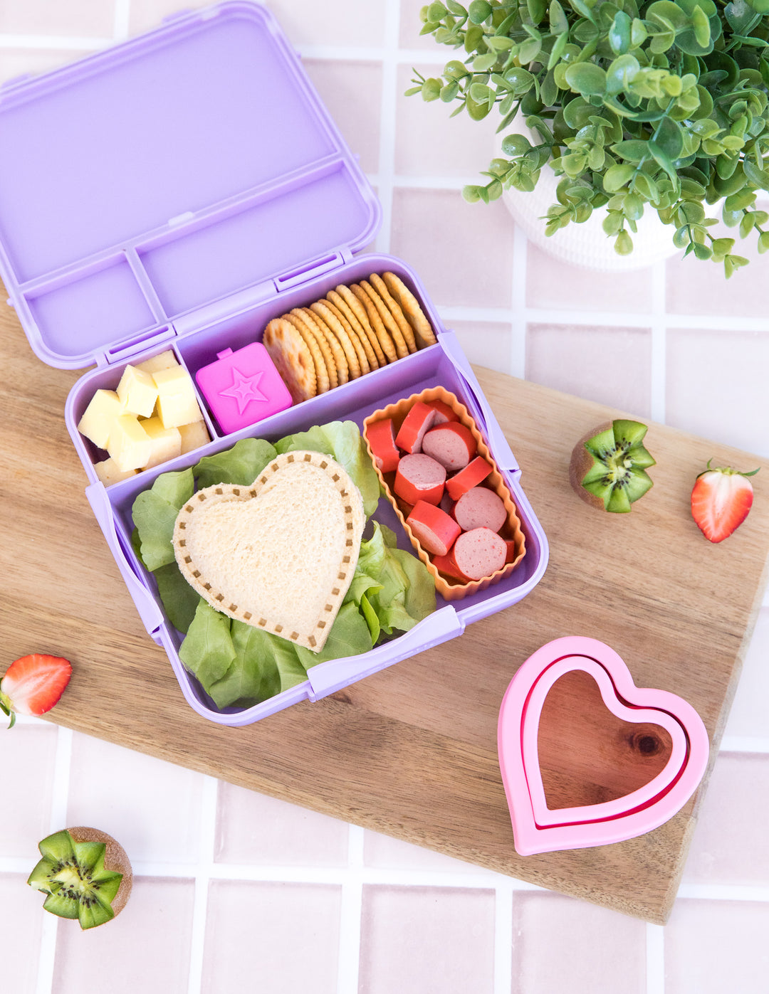 Lunch Punch Cut & Crimp Sandwich Pockets - Hearts