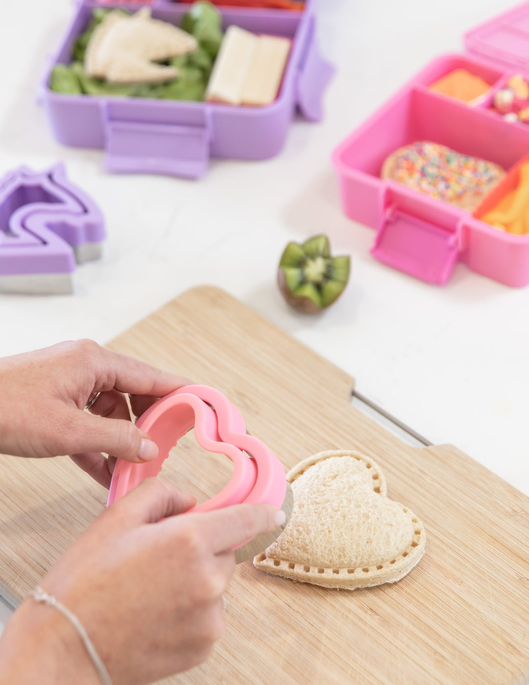 Lunch Punch Cut & Crimp Sandwich Pockets - Hearts