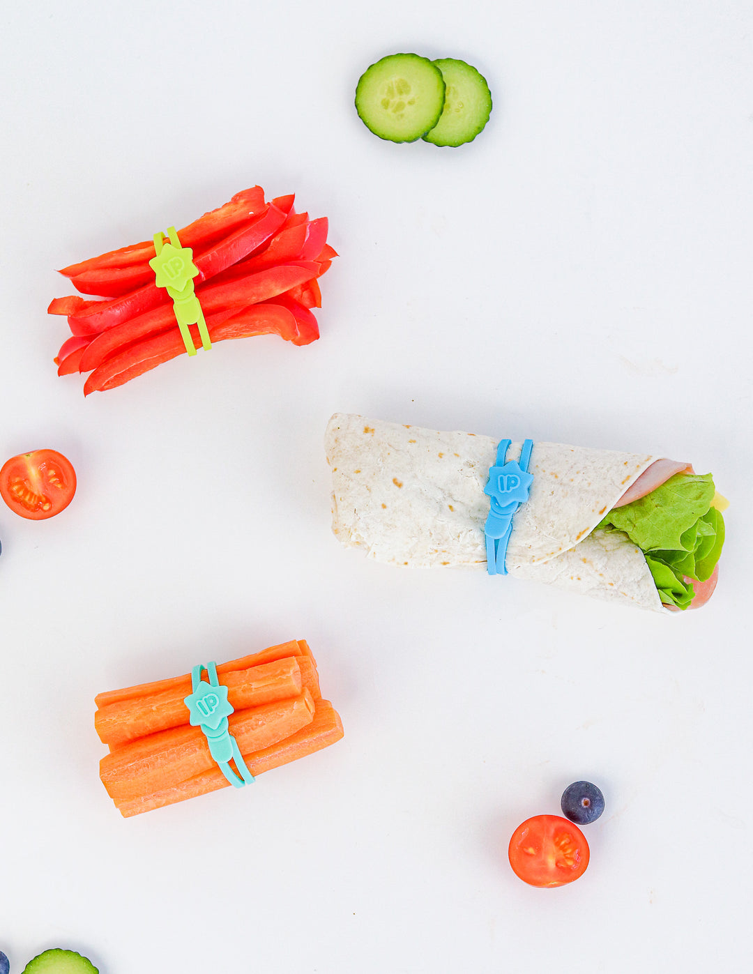 Lunch Punch Silicone Wrap Bands - Brights