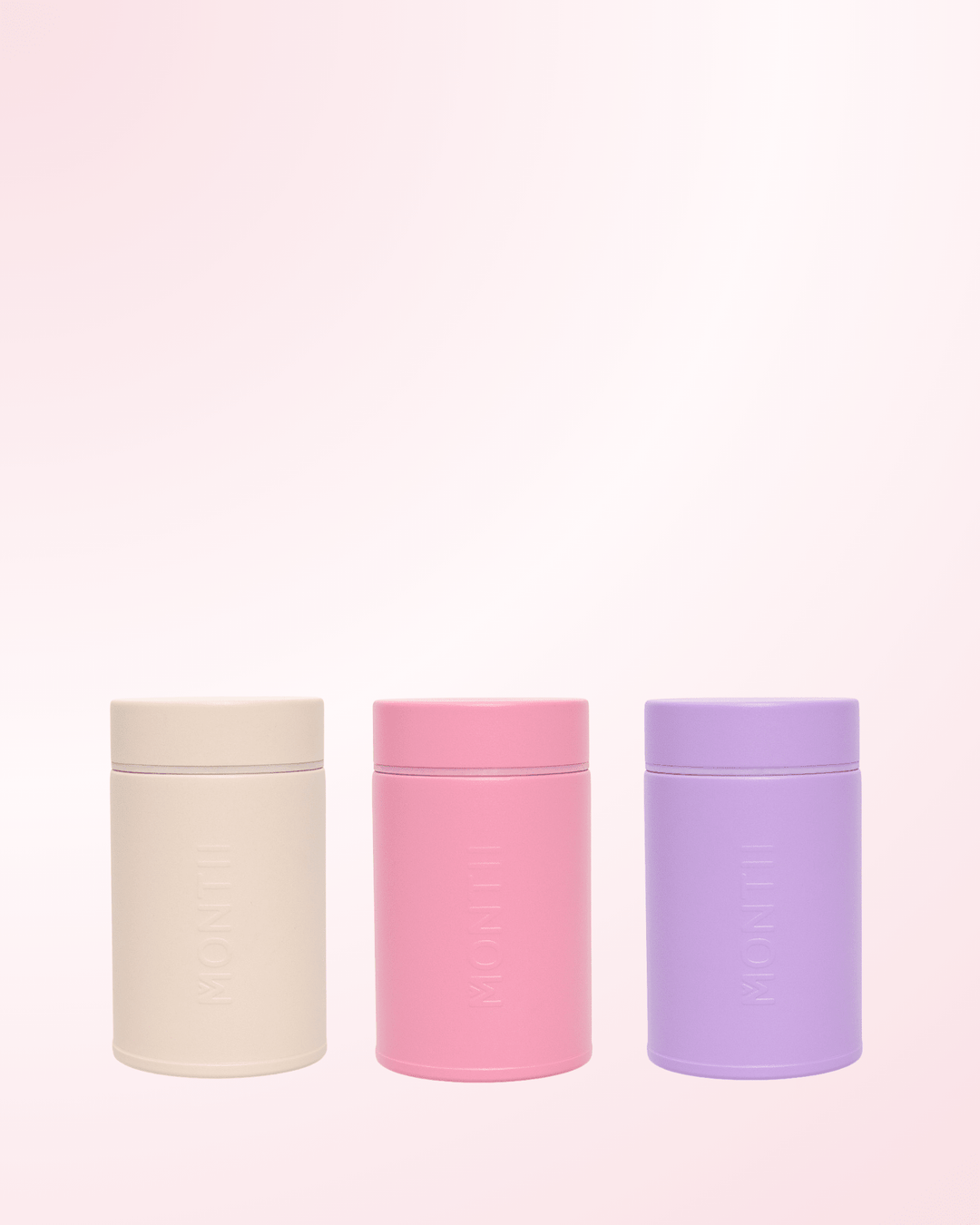 MontiiCo Snack Pot Trio - Pink