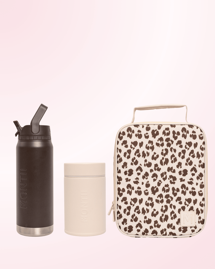 MontiiCo School Day Essentials - Cream Leopard