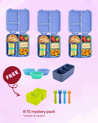 MontiiCo Bite Lunch Box Triple Dip - Splash