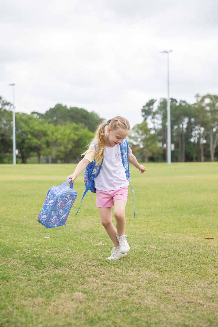 MontiiCo Large Insulated Lunch Bag - Dolphin Dreams