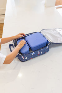 MontiiCo Large Insulated Lunch Bag - Jetset