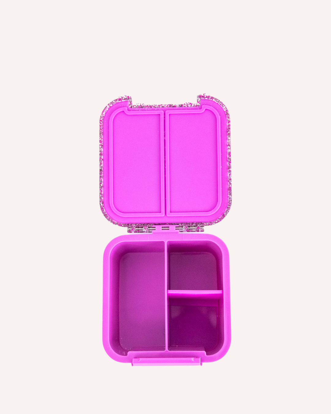 MontiiCo Bento Two Snack Box - Magenta Glitter