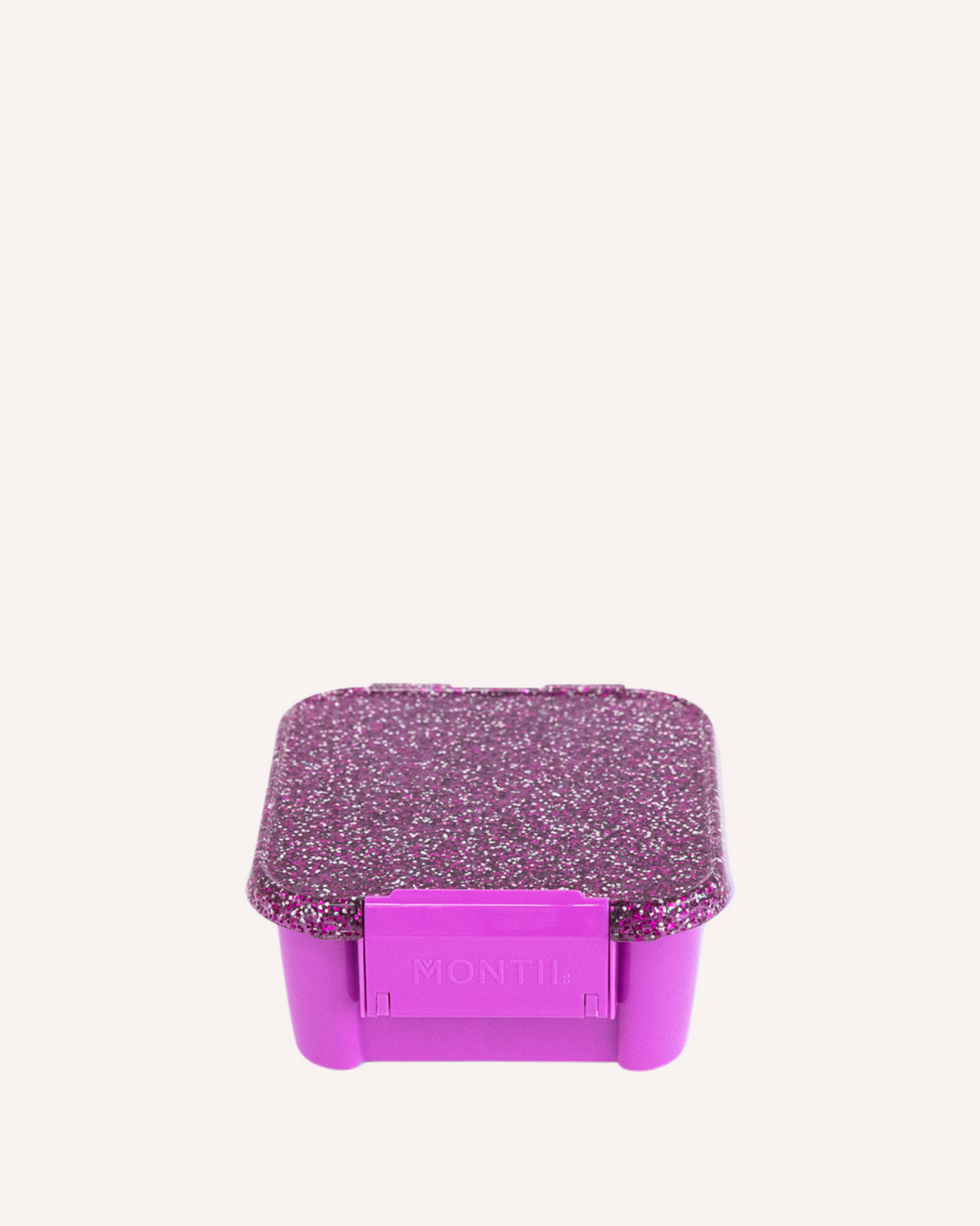 MontiiCo Bento Two Snack Box - Magenta Glitter