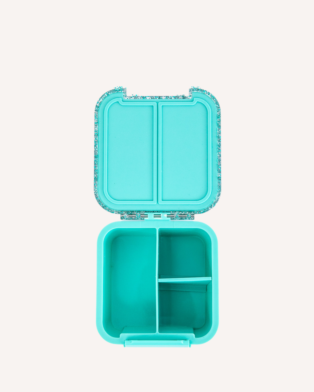 MontiiCo Bento Two Snack Box - Turquoise Glitter