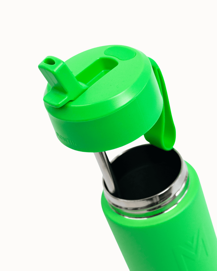 MontiiCo Sipper Lid + Straw - Apple