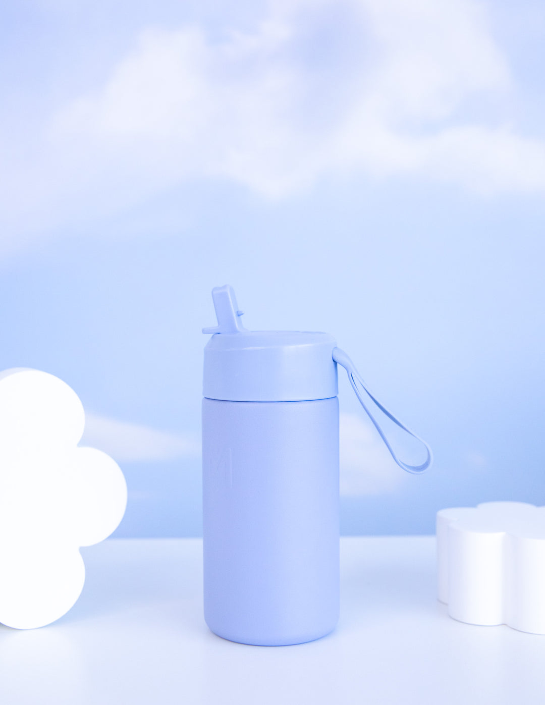 MontiiCo 350ml Drink Bottle Sipper - Cloud