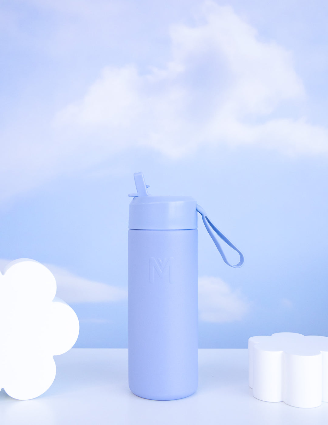 MontiiCo 475ml Drink Bottle Sipper - Cloud