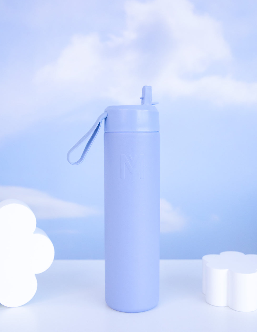 MontiiCo 700ml Drink Bottle Sipper - Cloud