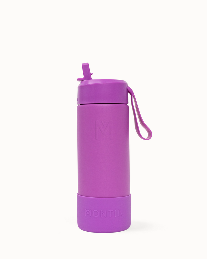 MontiiCo 475ml Fusion Drink Bottle Sipper - Fuchsia