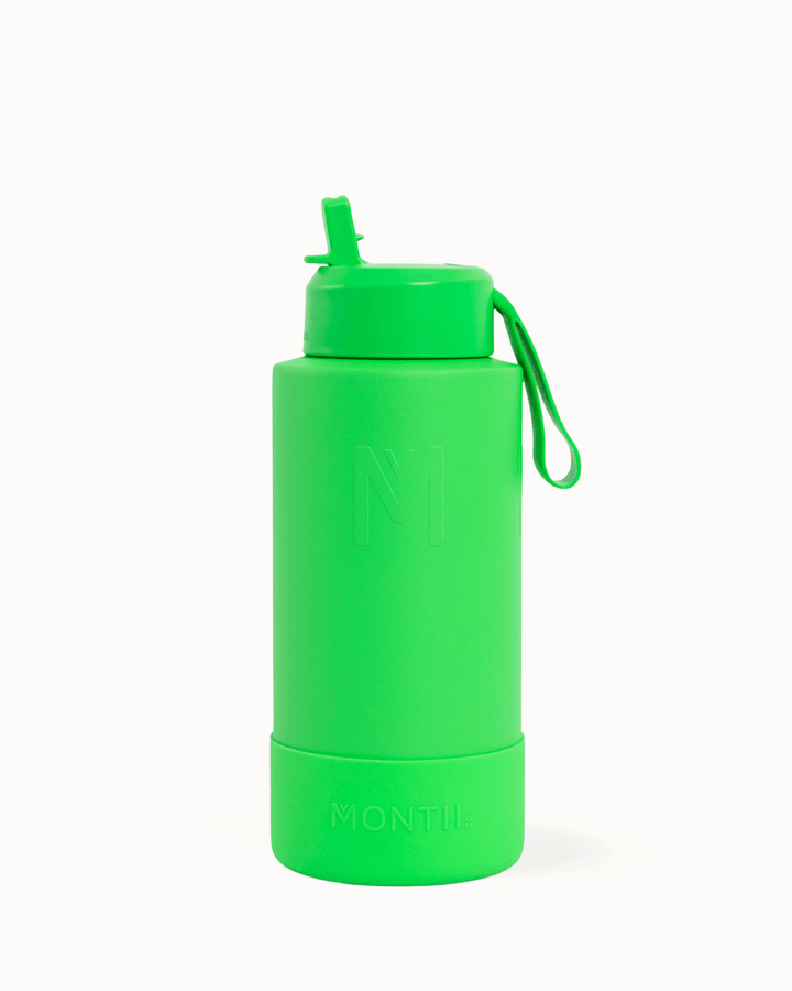 MontiiCo 1L Fusion Drink Bottle Sipper - Apple