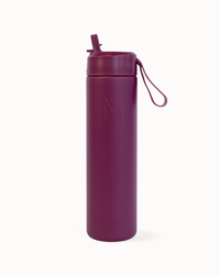 MontiiCo 700ml Drink Bottle Sipper - Ruby