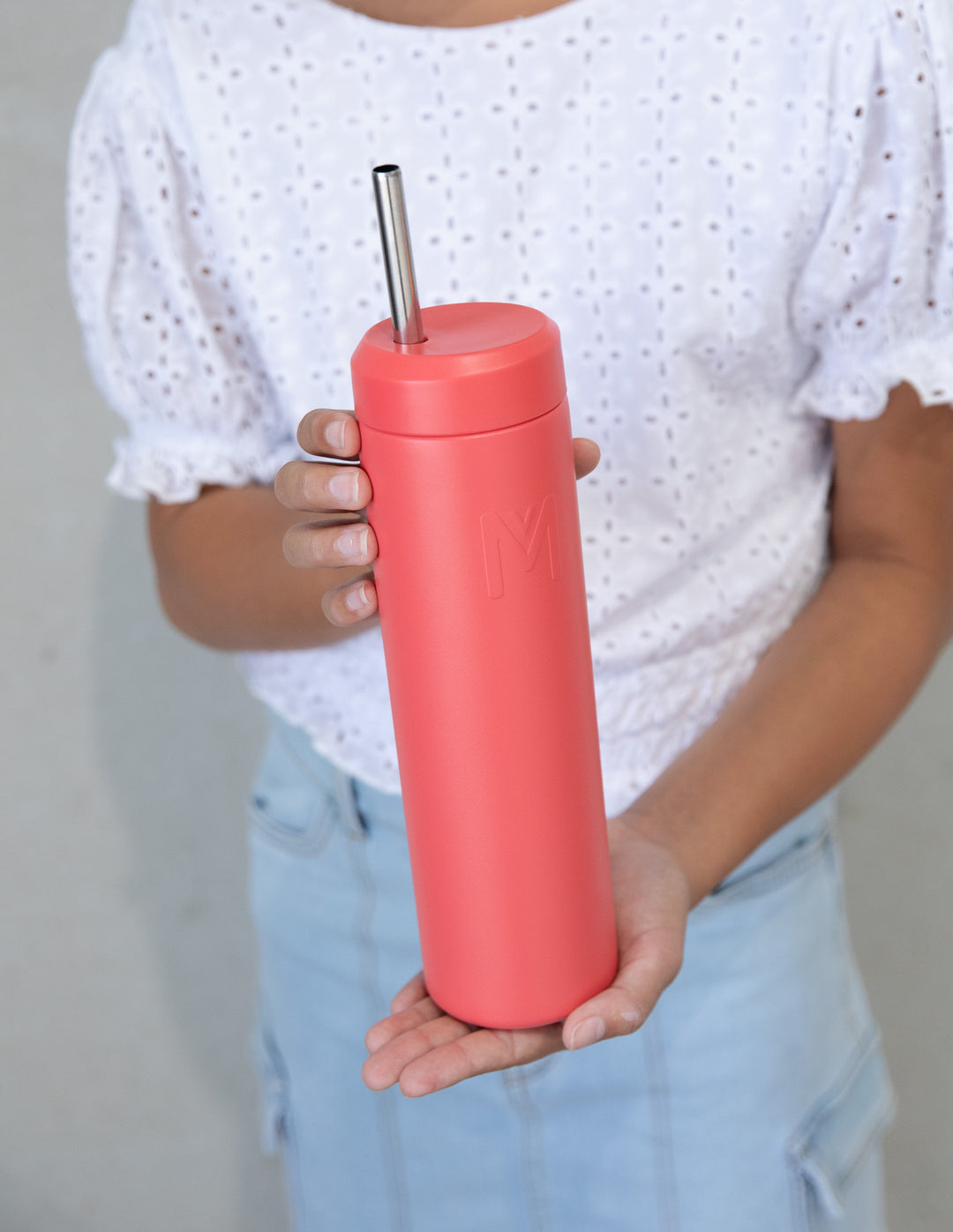 MontiiCo 700ml Smoothie Cup & Straw - Watermelon