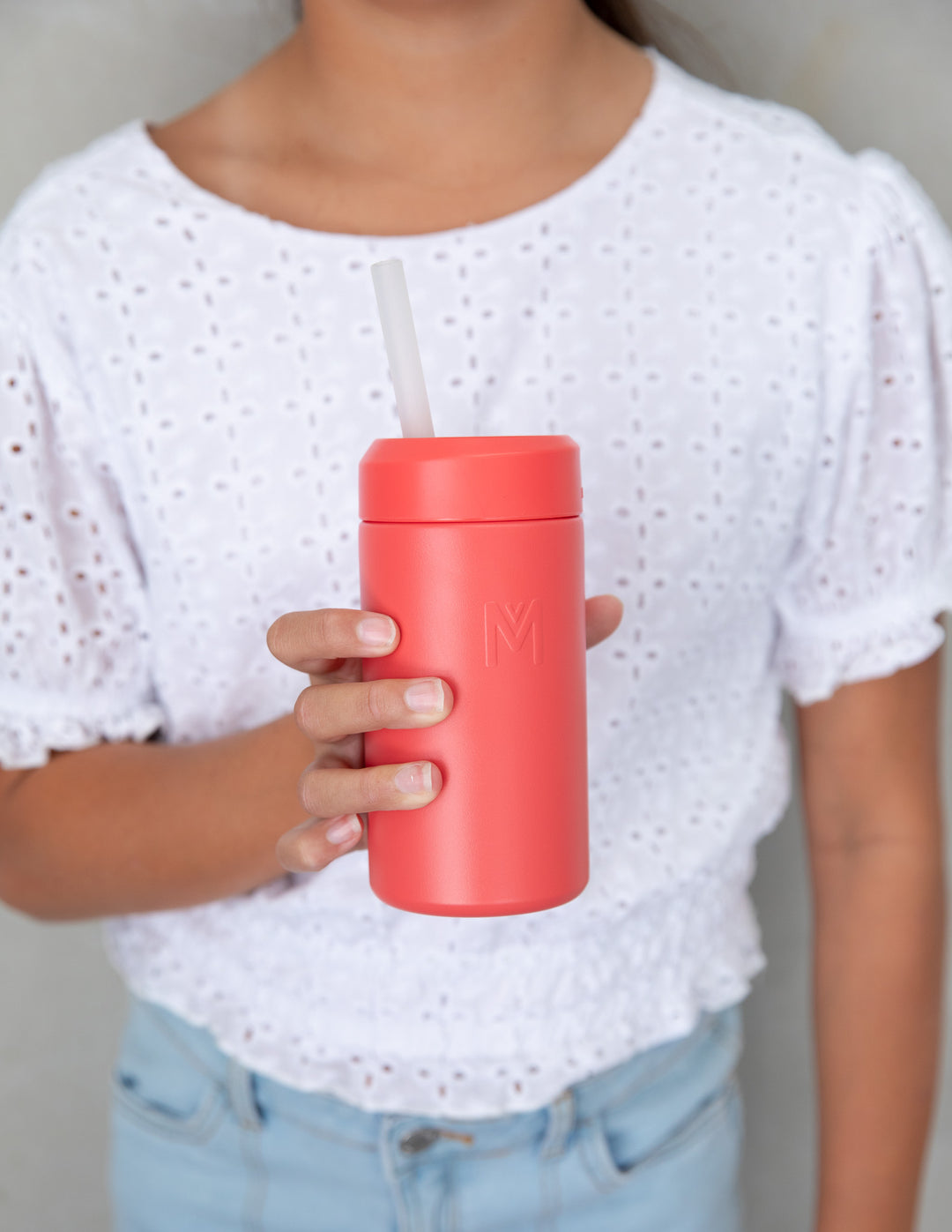 MontiiCo 350ml Smoothie Cup & Straw - Watermelon