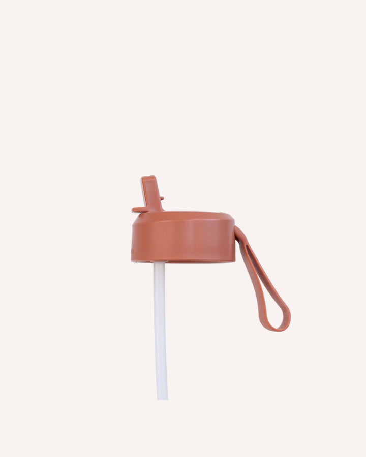 MontiiCo Sipper Lid + Straw 350ml - Clay