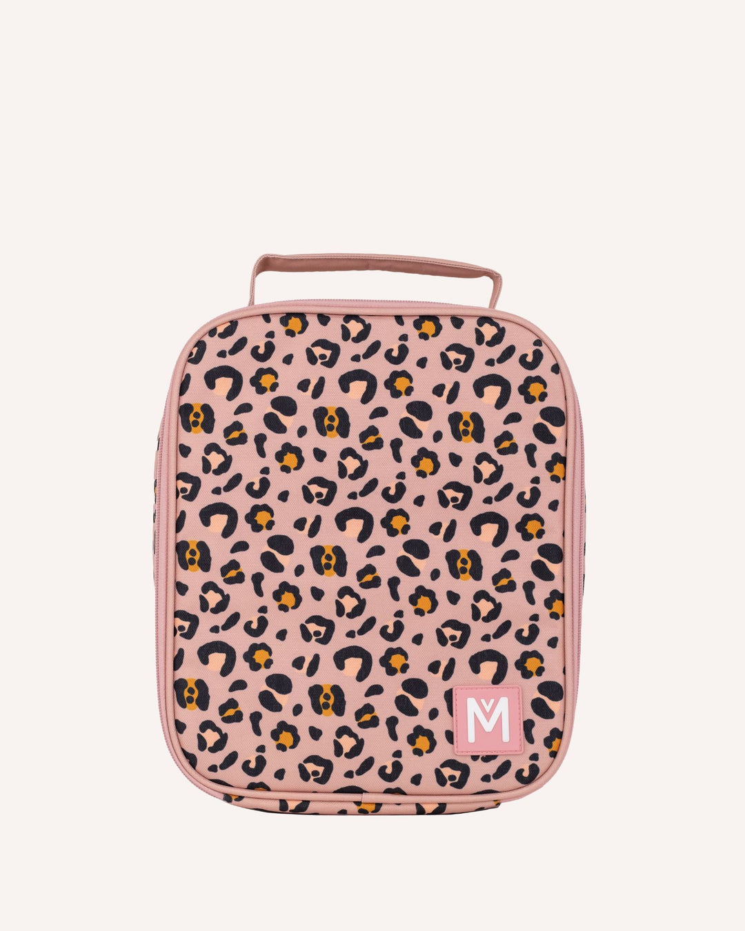 MontiiCo Large Insulated Lunch Bag - Blossom Leopard