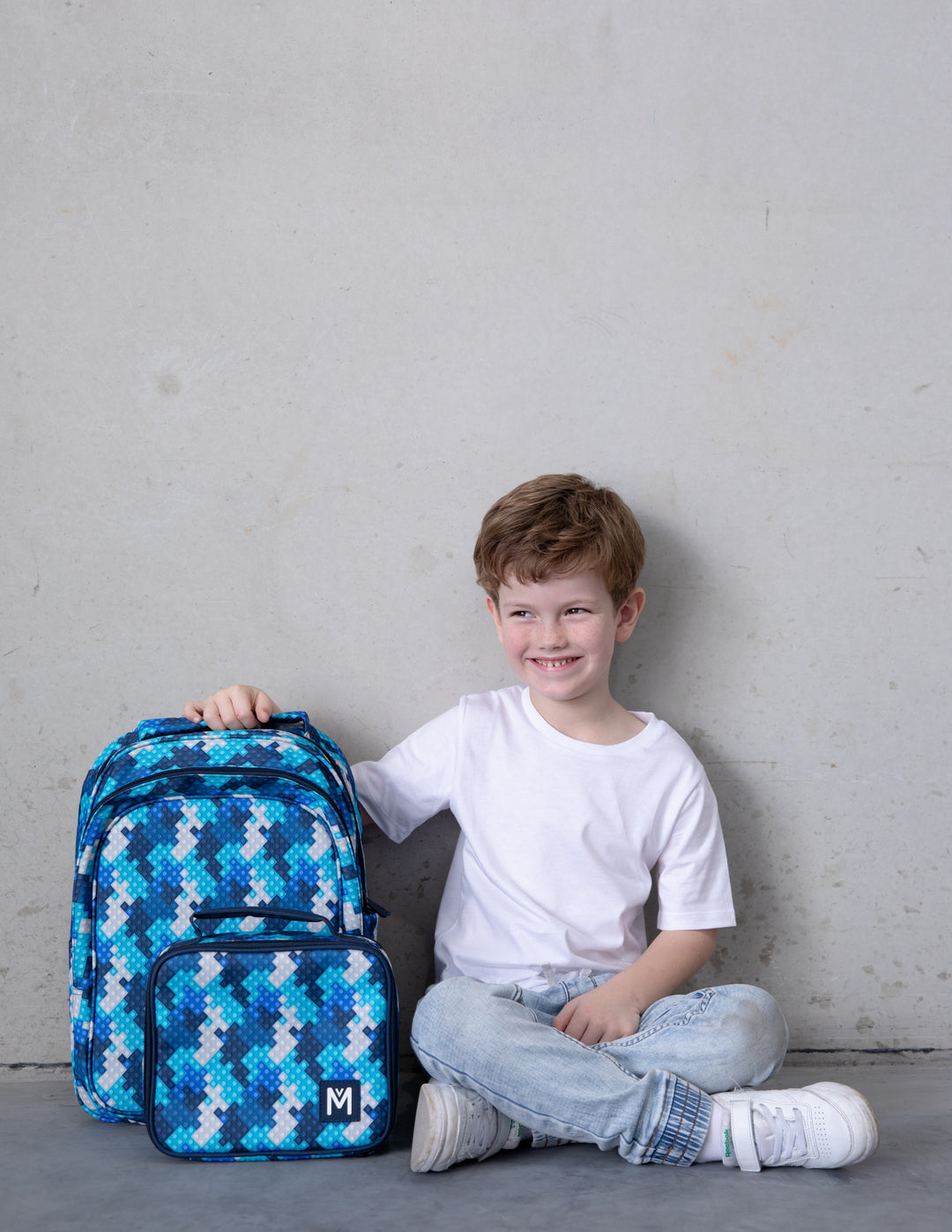 MontiiCo Junior Backpack - Block Land