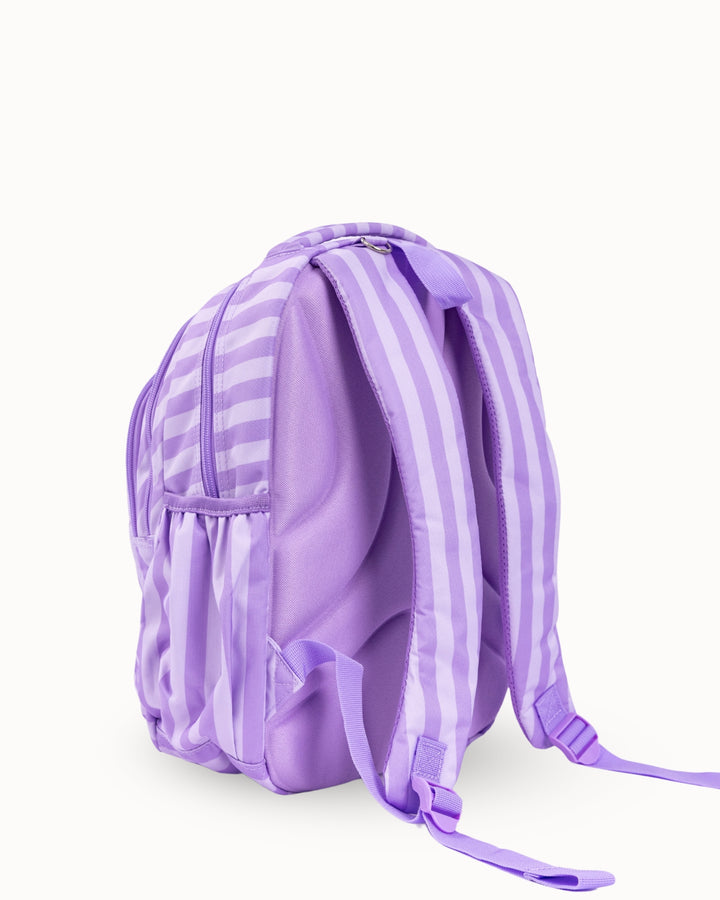 MontiiCo Junior School Bag - Lilac Stripe