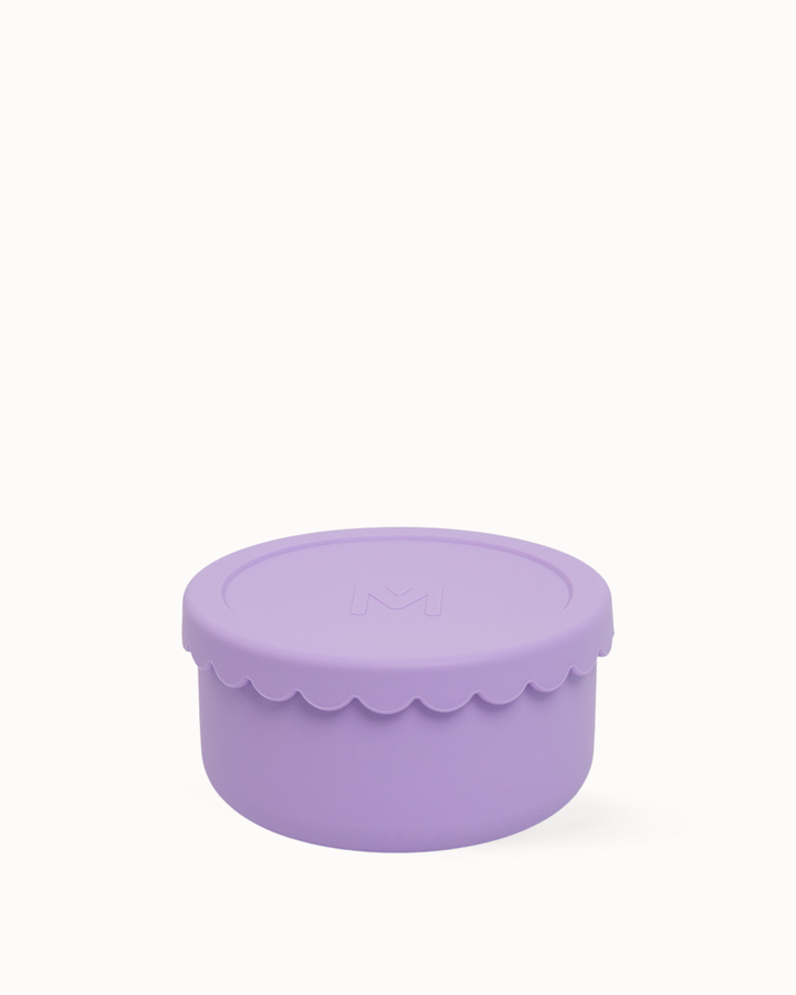 MontiiCo Silicone Scallop Bowl - Lilac