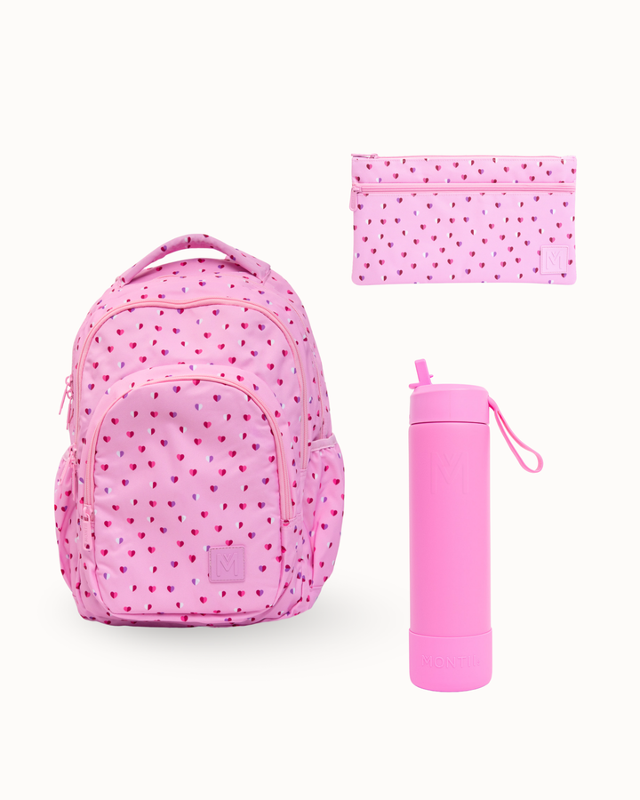 MontiiCo School Essentials Trio - Sweetheart