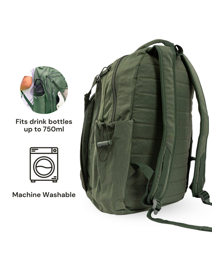 MontiiCo School Sports Bag - Khaki