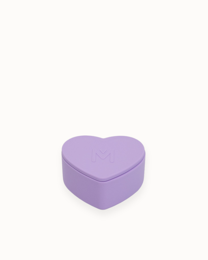 MontiiCo Silicone Heart Tub - Lilac
