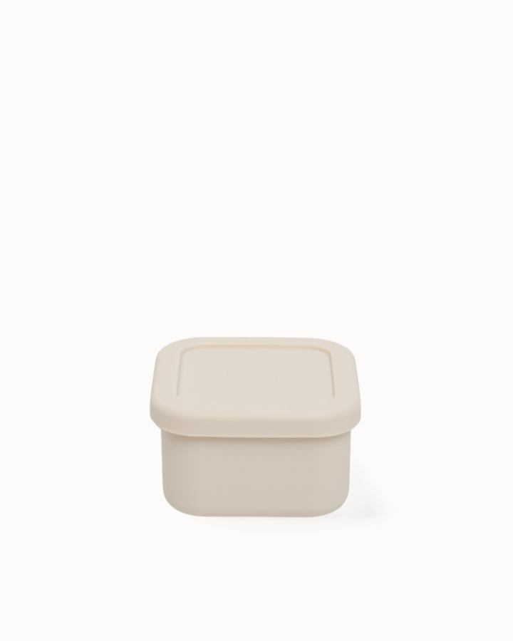 MontiiCo Silicone Snack Tub - Cream