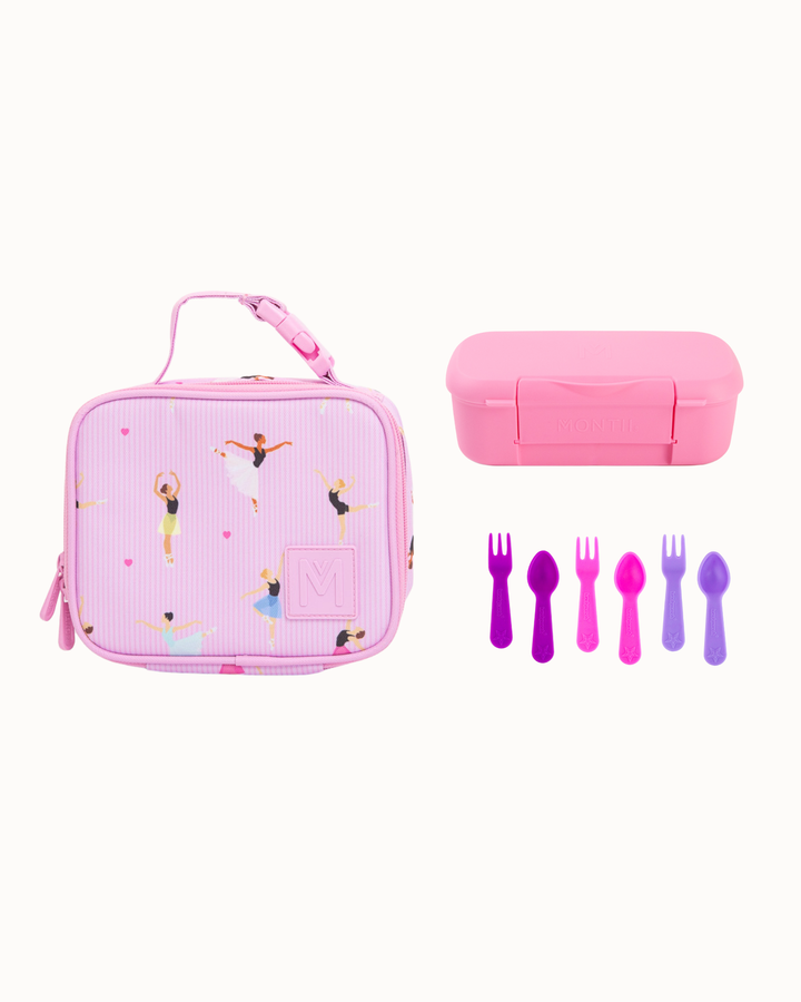 MontiiCo Snack Lunch Box Bundle - Twirl