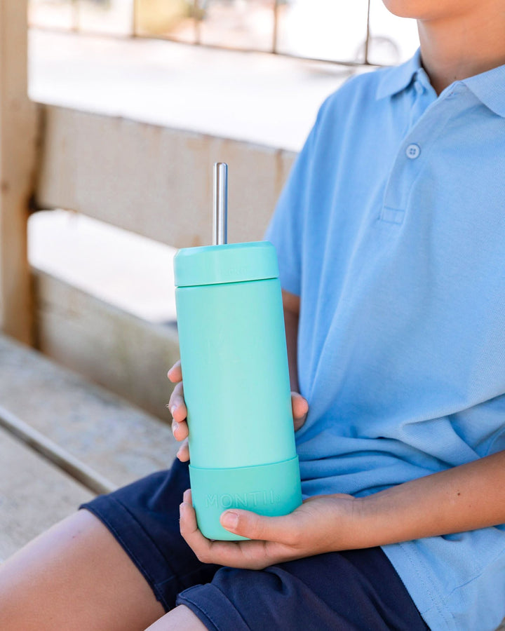 475ml Smoothie Cup & Straw - Lagoon