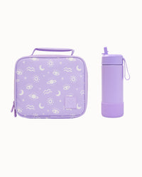 MontiiCo Swaggies Collab - Medium Lunch Bag and Bottle Set - Cosmic Bloom