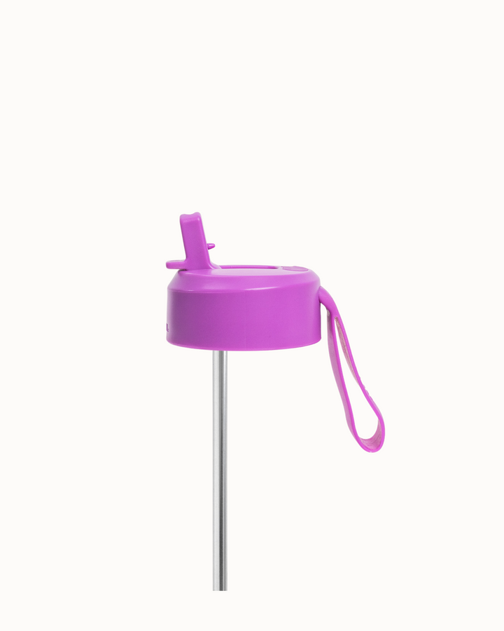 MontiiCo Sipper Lid + Straw - Fuchsia