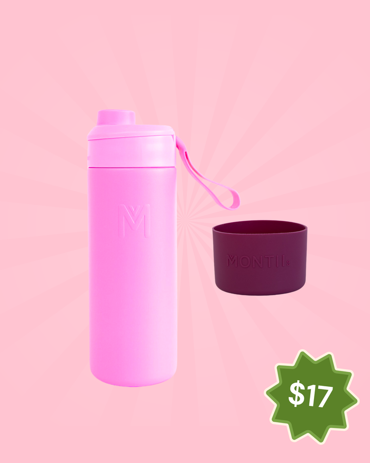 MontiiCo 475ml Floss Drink Bottle Screw Top - Clearance