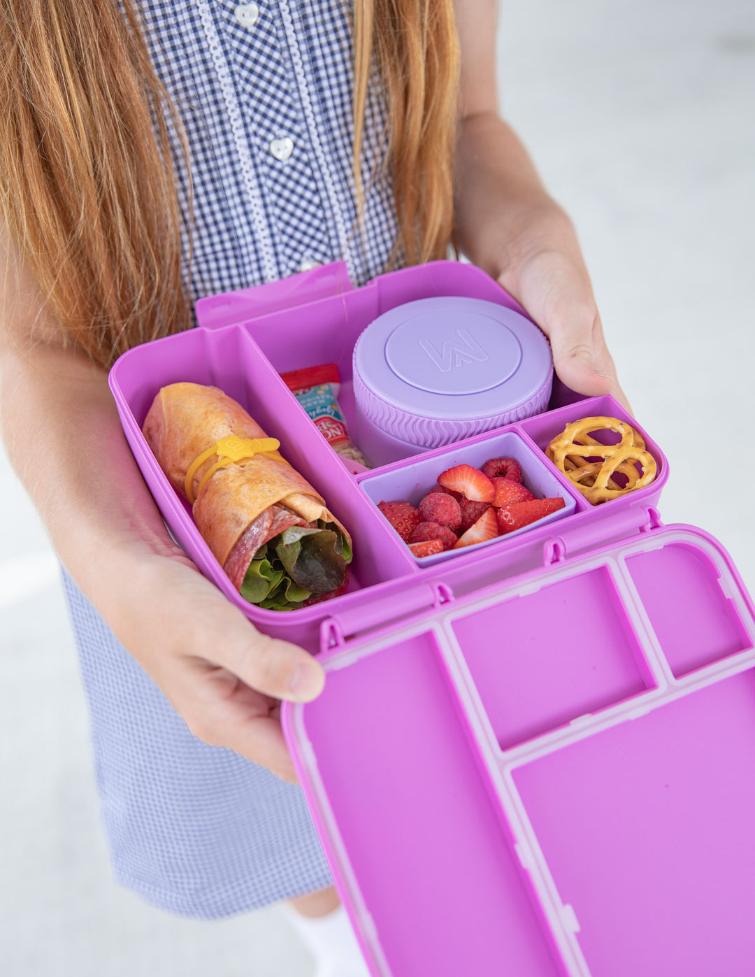 MontiiCo Feast Bento Lunch Box - Fuchsia