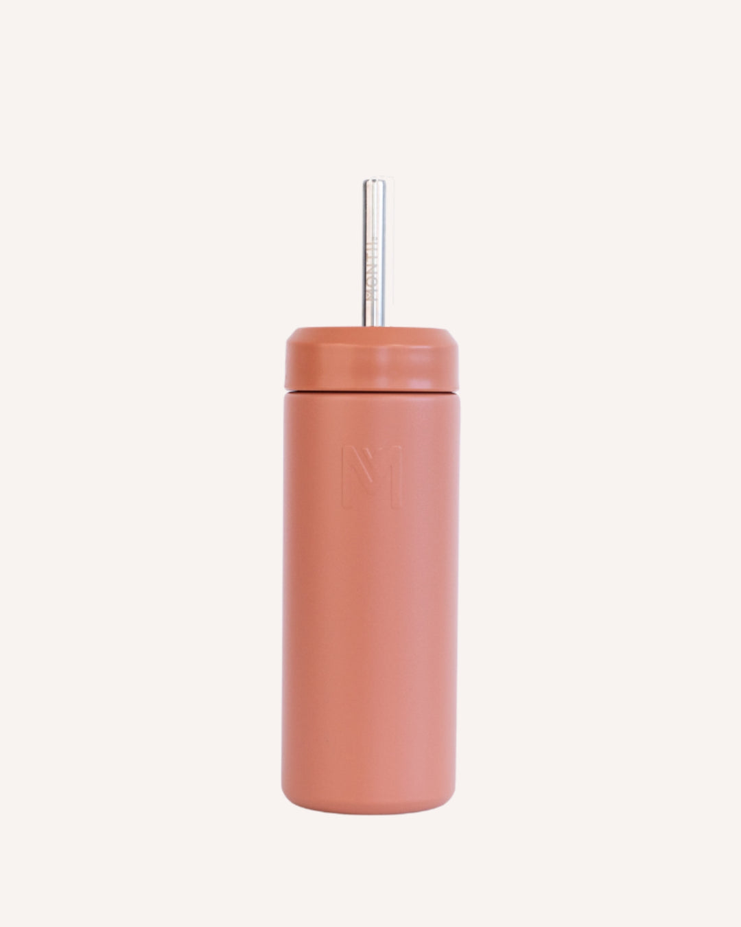 MontiiCo 475ml Smoothie Cup & Straw - Clay
