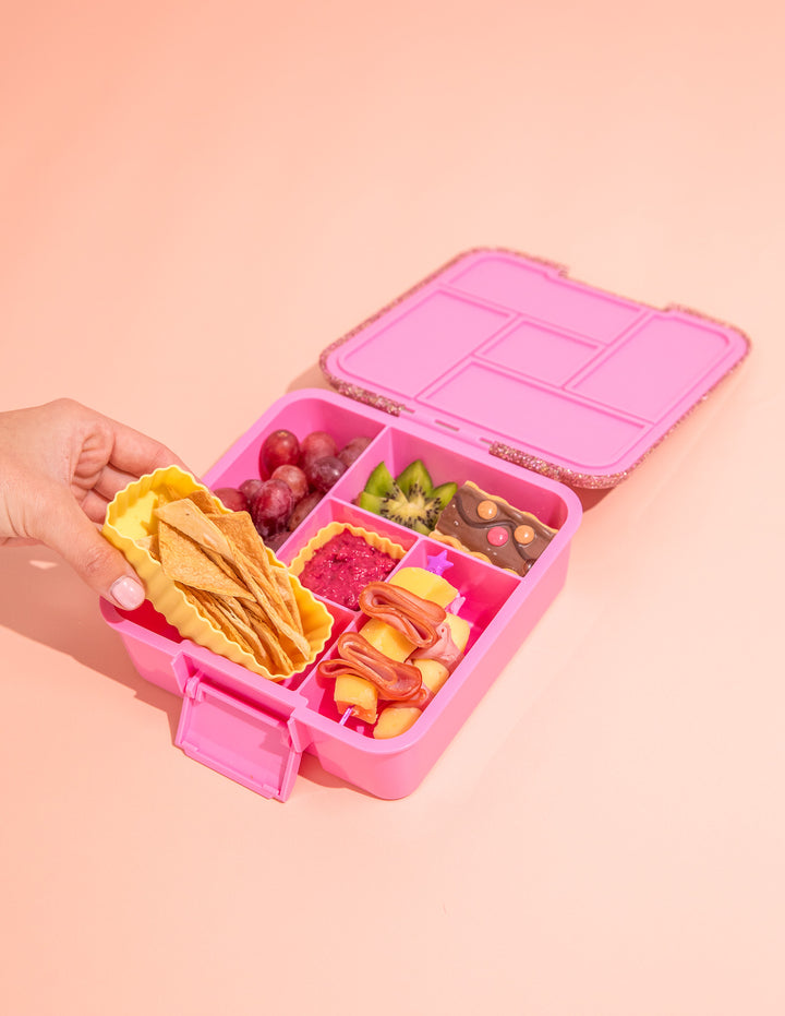 MontiiCo Bento Five Lunch Box - Floss Glitter