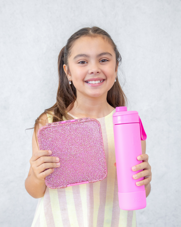 MontiiCo Bento Five Lunch Box - Floss Glitter