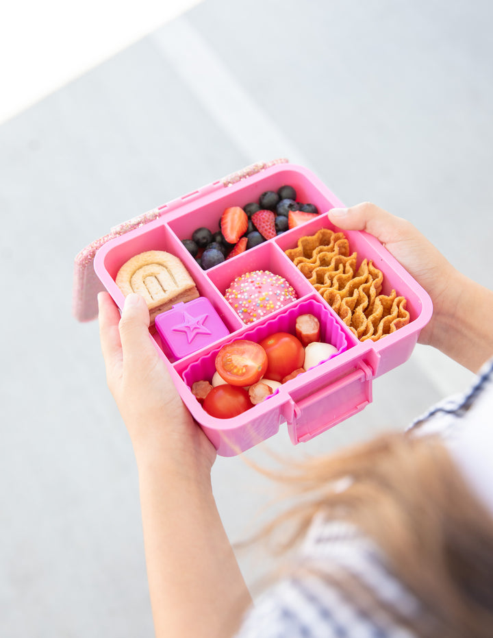 MontiiCo Bento Five Lunch Box - Floss Glitter