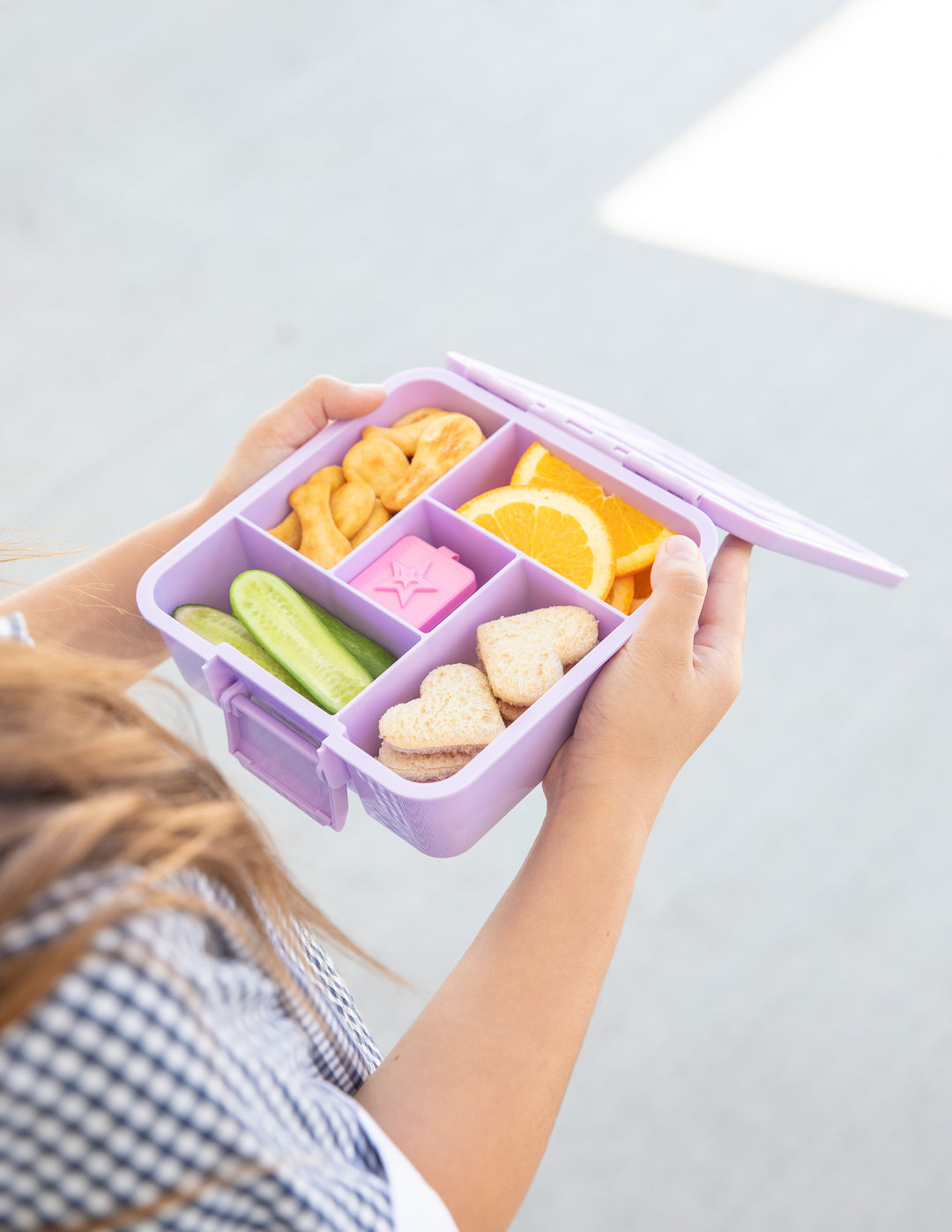 MontiiCo Bento Five Lunch Box - Lilac