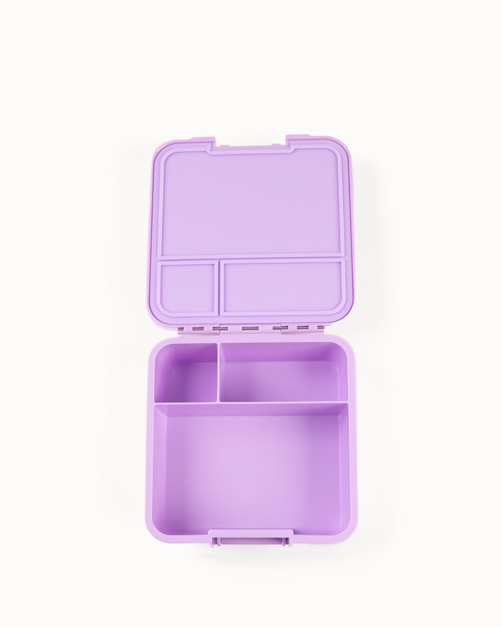 MontiiCo Bento Three Lunch Box - Lilac