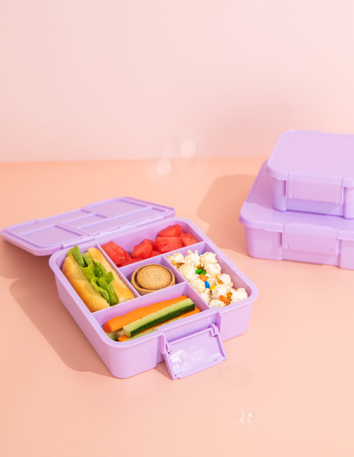 MontiiCo Bento Five Lunch Box - Lilac