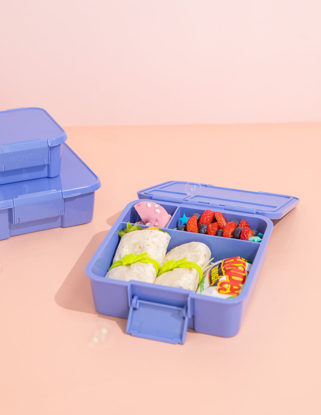 MontiiCo Bento Three Lunch Box - Splash