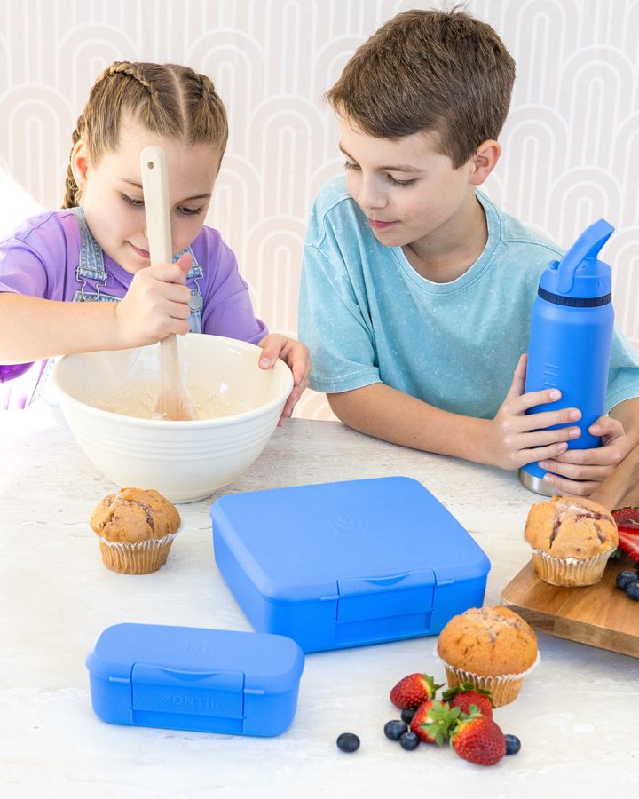 MontiiCo Snack Lunch Box - Blueberry